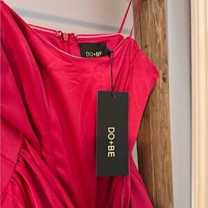 DO+BE Strapless Fuchsia Dress